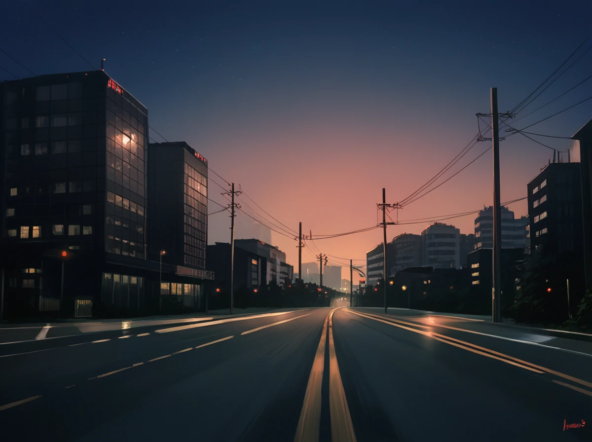 score_9, score_8_up, score_7_up,BREAK 
EnhanceImage,low light, no humans, scenery, outdoors, building, sky, power lines, city, road, night, cityscape