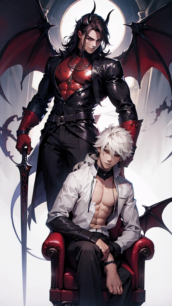 Demon and angel