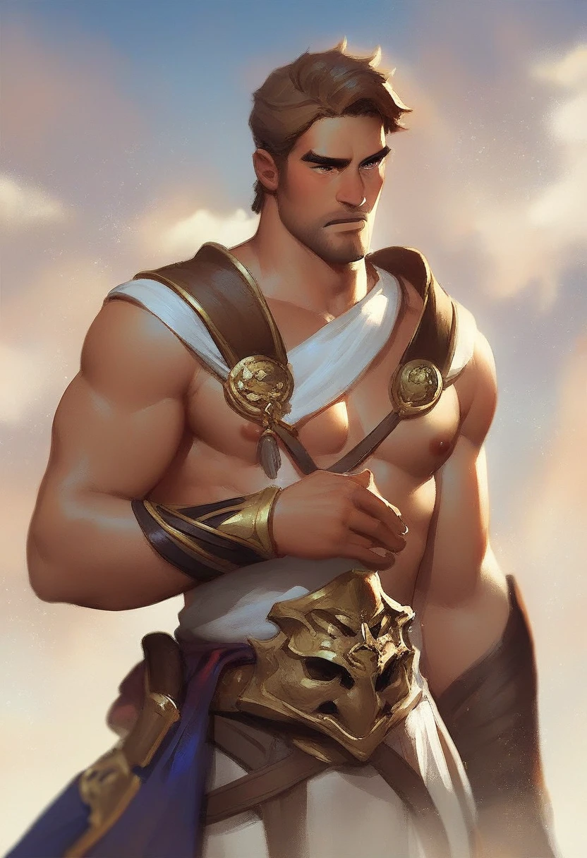 score_9, score_8_up, score_7_up,score_6_up,score_5_up,score_4_up, man, manly , musuclar, ((Olympus,ares, war, mar)),tan,  war god 
