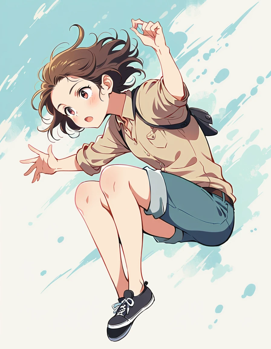 Anime style illustrations,A man carrying an injured woman on his back