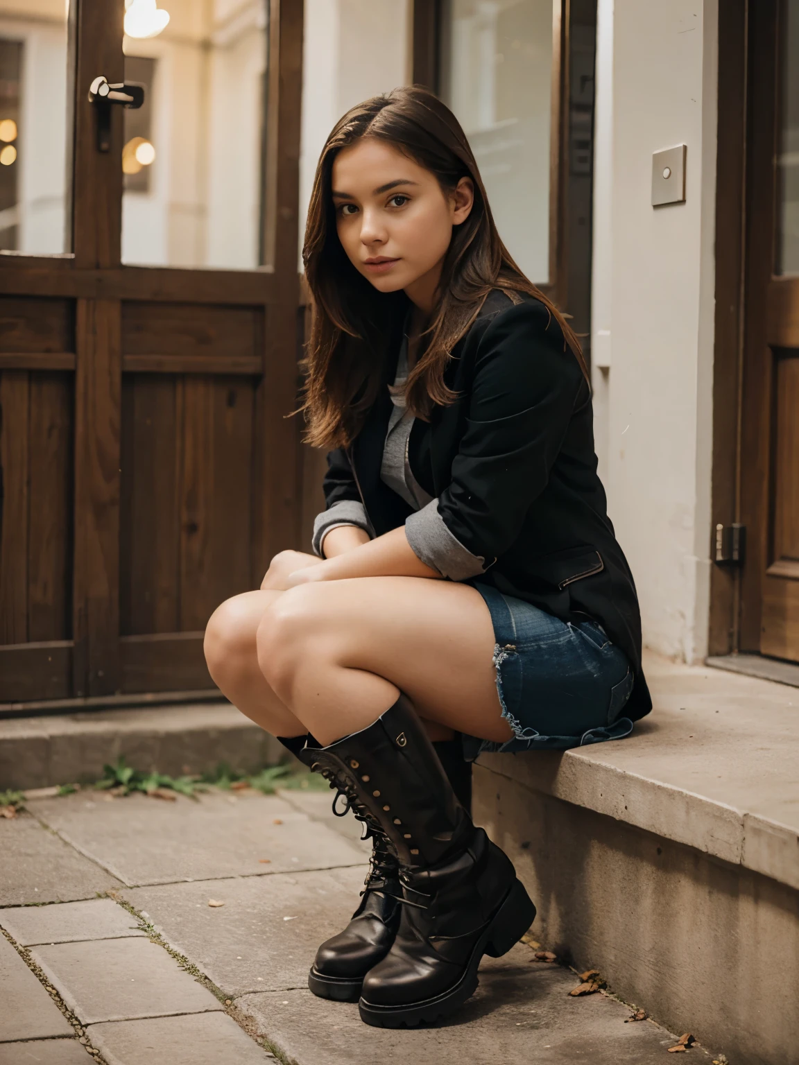 Girl With Boots