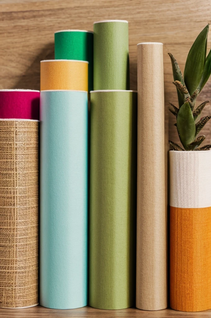 Design a colorful banner for a paper manufacturing company. The banner should contain an image of the production process. Use images of a variety of paper products (paper rolls, books, packaging, etc.). Use a color palette that matches the logo (green, brown, neutral tones). Make sure the design is visually appealing and adaptable for online and offline media.