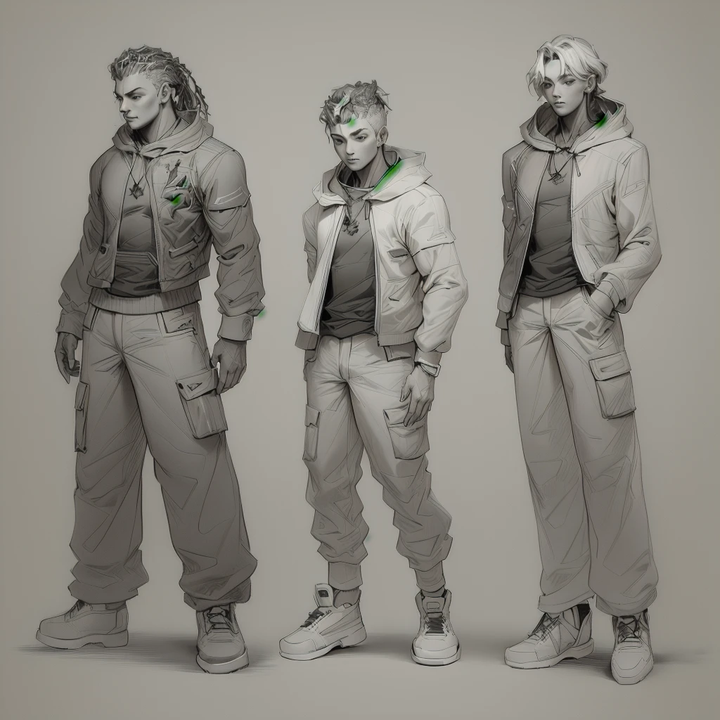 Enhance render style, grey color scheme, monochrome