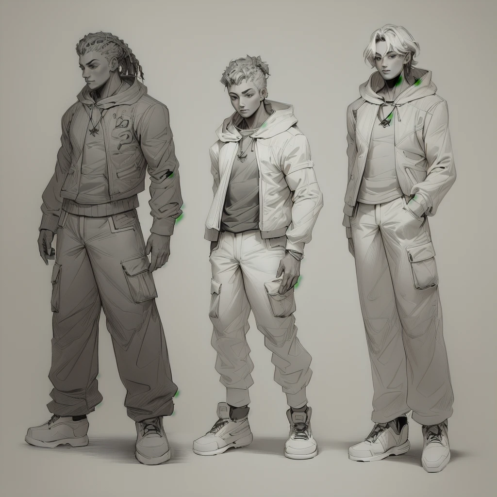 Enhance render style, grey color scheme, monochrome