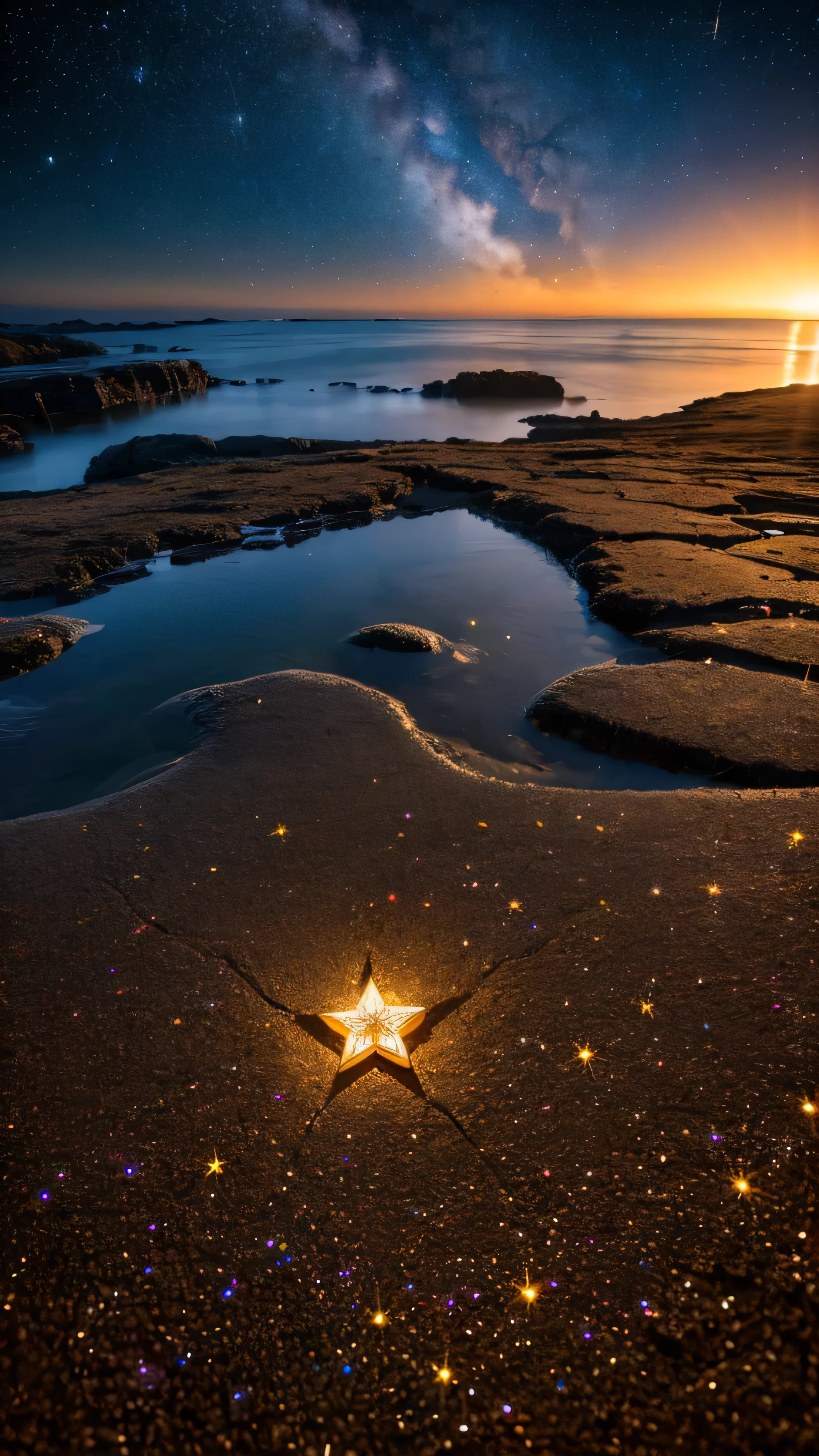 A breathtaking view under the stars, A place where countless dreams sparkle. Meanwhile, one heart, symbolized as a bright star, Continue to shine with the light of hope.