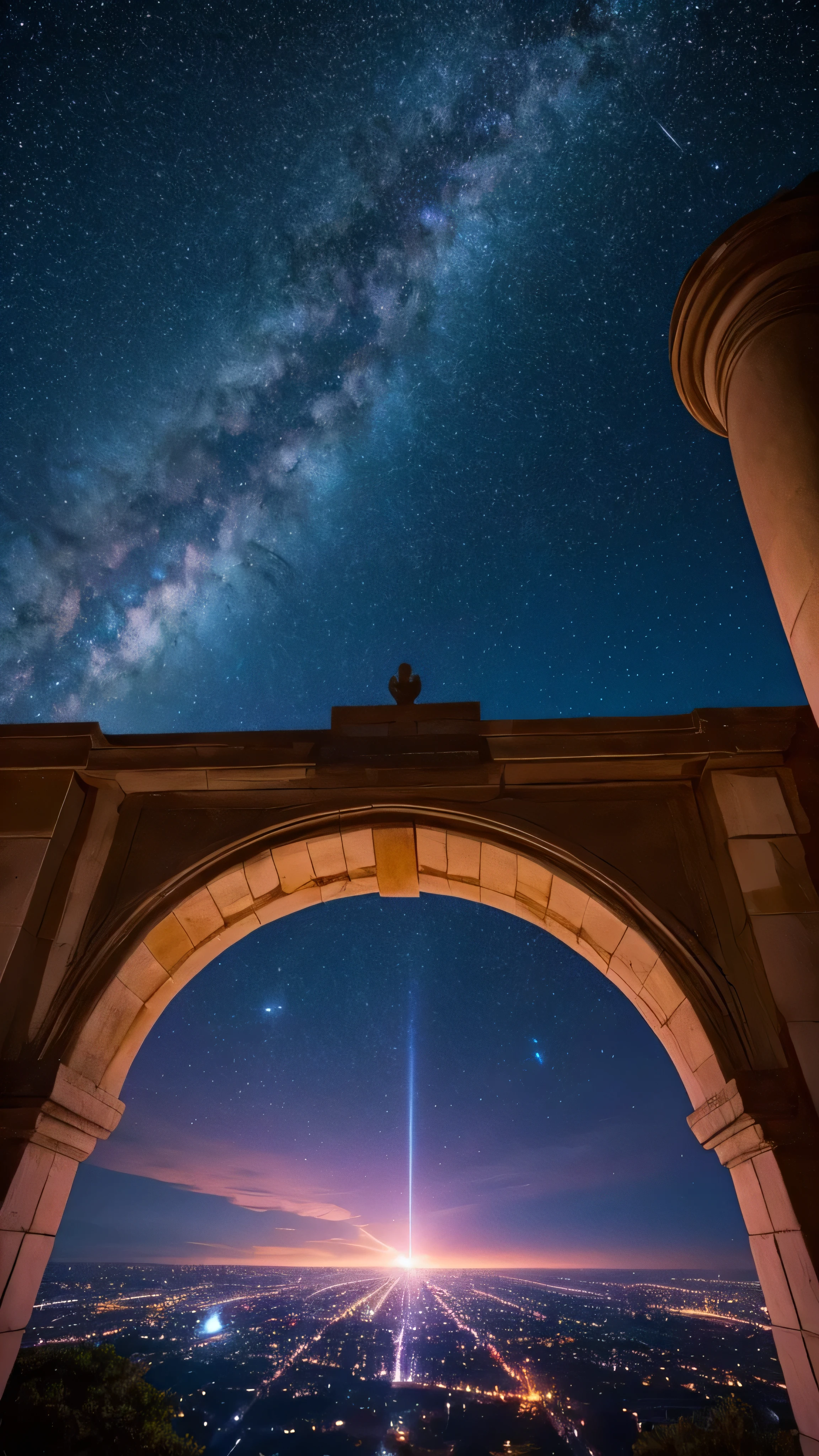A breathtaking view under the stars, A place where countless dreams sparkle. Meanwhile, one heart, symbolized as a bright star, Continue to shine with the light of hope.