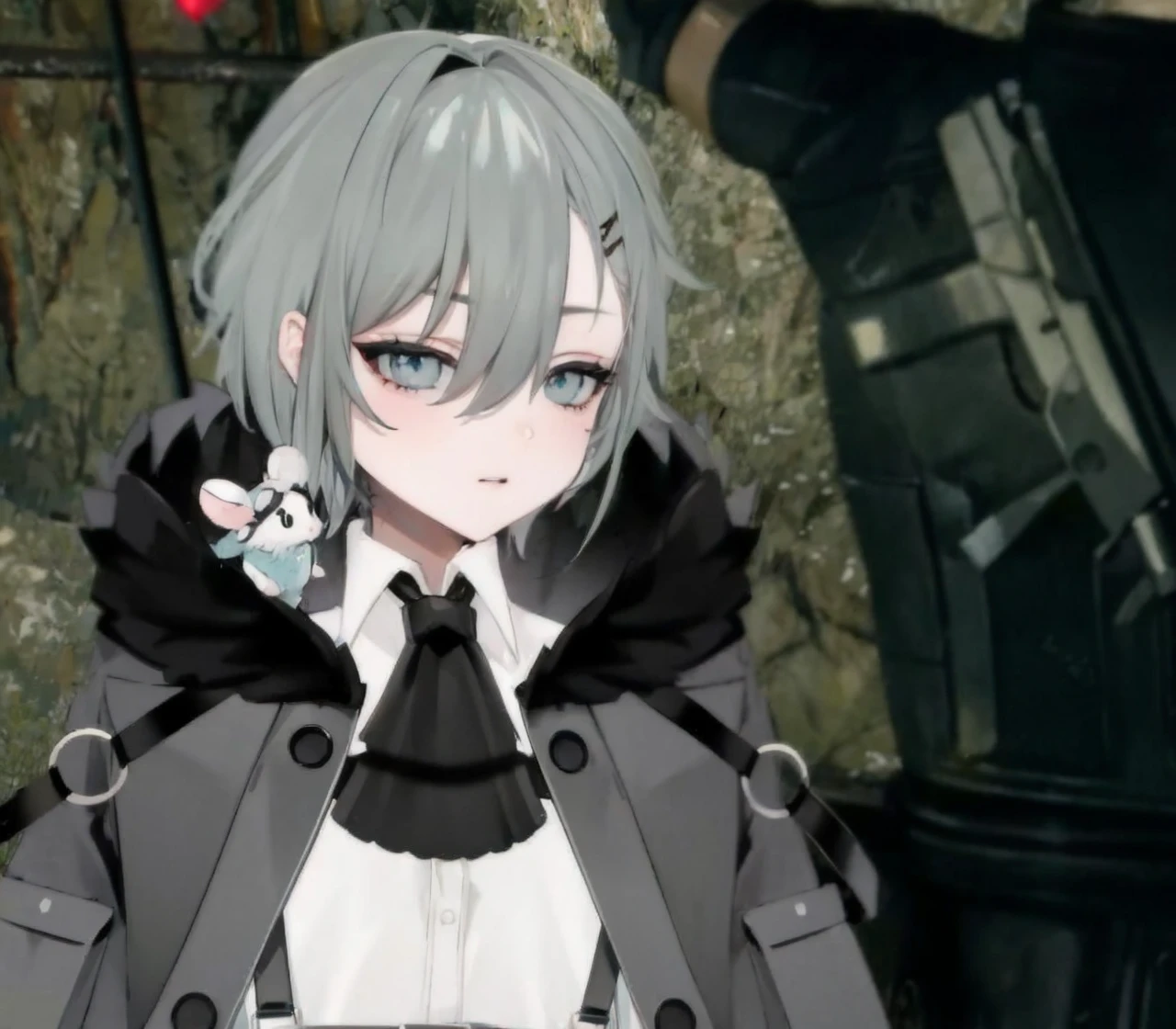 Gray Hair　
short
