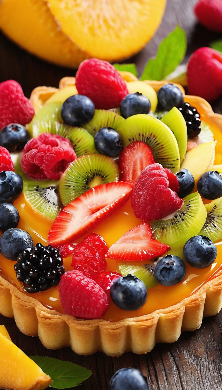 Fruit tart、Looks mouth-watering