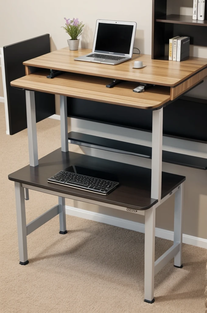 Functional desk for humans, dogs and cats