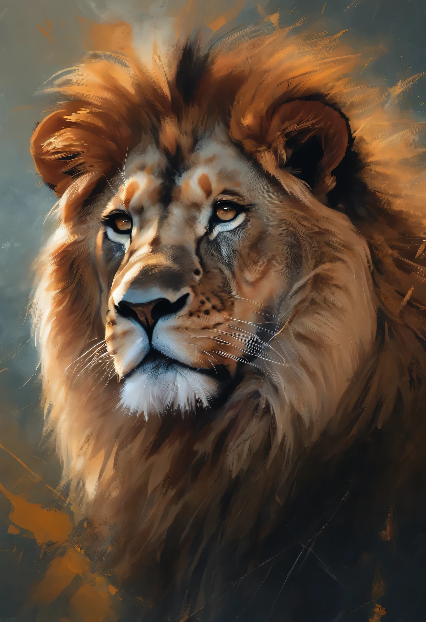 Perfect centering, A cute lion everywhere, Wear a student jacket, wearing sunglasses, Wearing Headphones, Standing position, abstract beauty, centred, looking at the camera, facing the camera, approaching perfection, dynamic, out, highy detailed, digitalpainting, art stations, conceito-arte, smooth ass, sharp focus, 8K, high definition resolution, illustration, Arte de Carne Griffiths e Wadim Kashin, White background