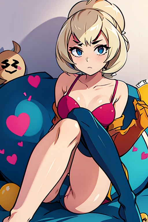 panty pulled down to ankles
