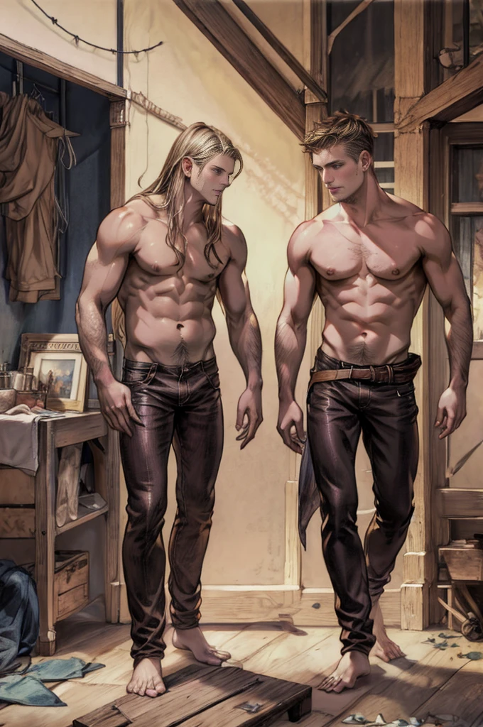 manly man, Artworks by Jean Delville, topless