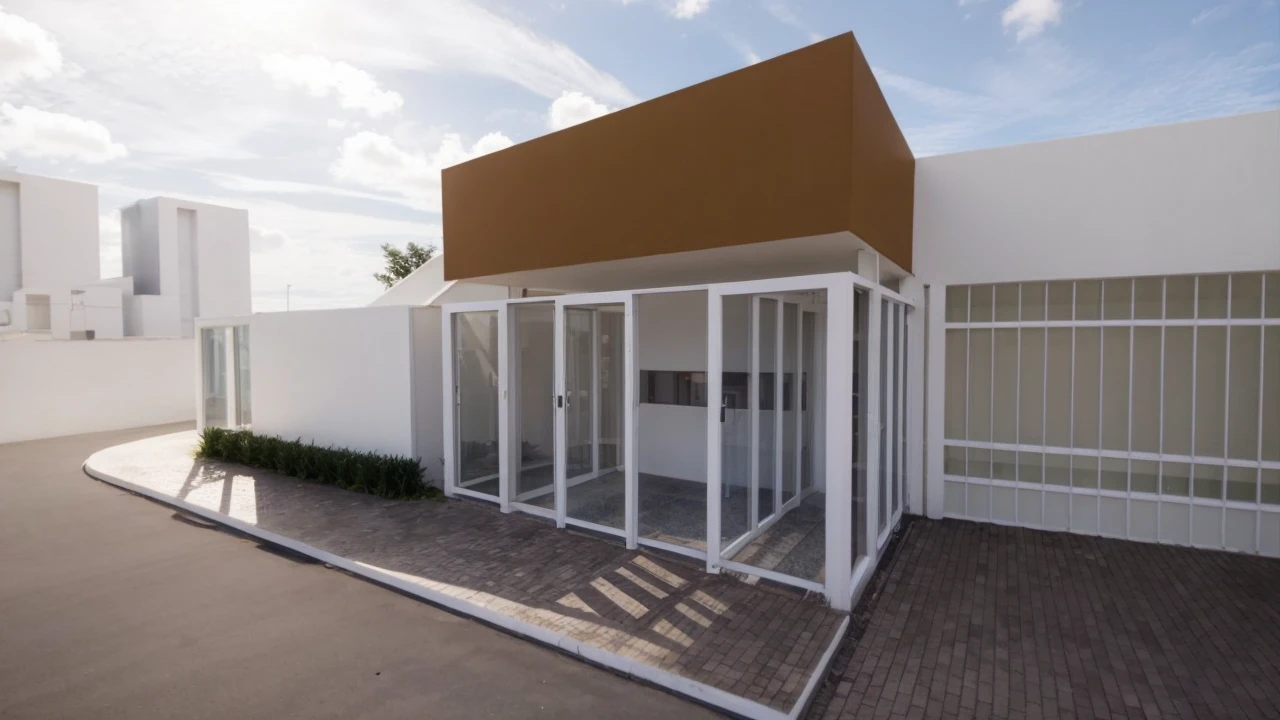 building entrance 
