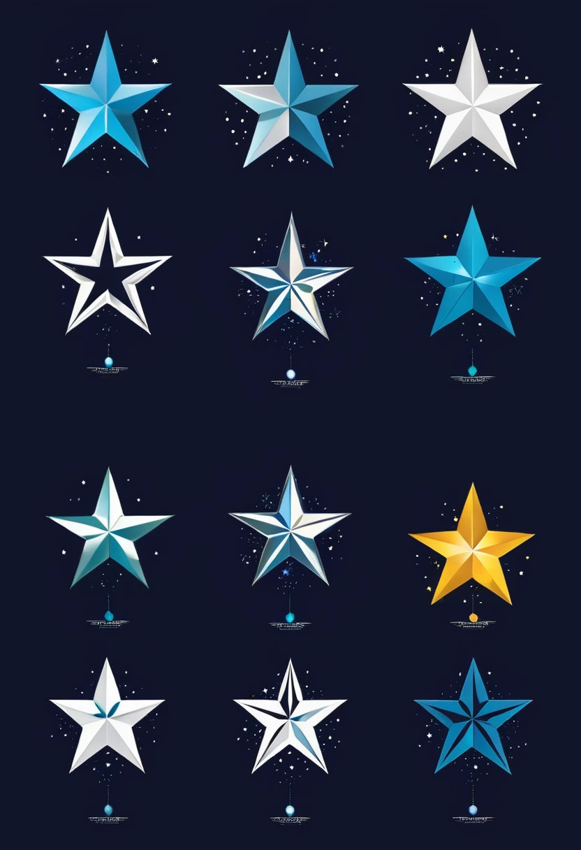 Here are five logo designs for the company "Re.StaR," each conveying the idea of launching stars in 2025 and capturing the moment when people achieve their dreams. Let me know if you'd like any adjustments or if there's a particular design you prefer!