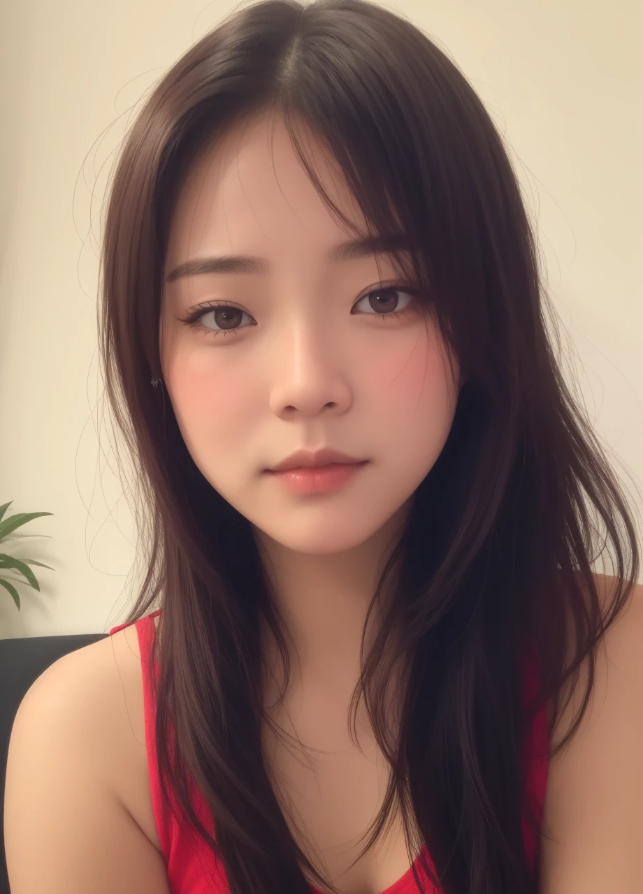 Filipina woman, Intimate, moaning face blush, red blushy cheeks, ponytail, feeling horny, beautiful thighs, in love, Having an orgasm, wearing summer mini dress