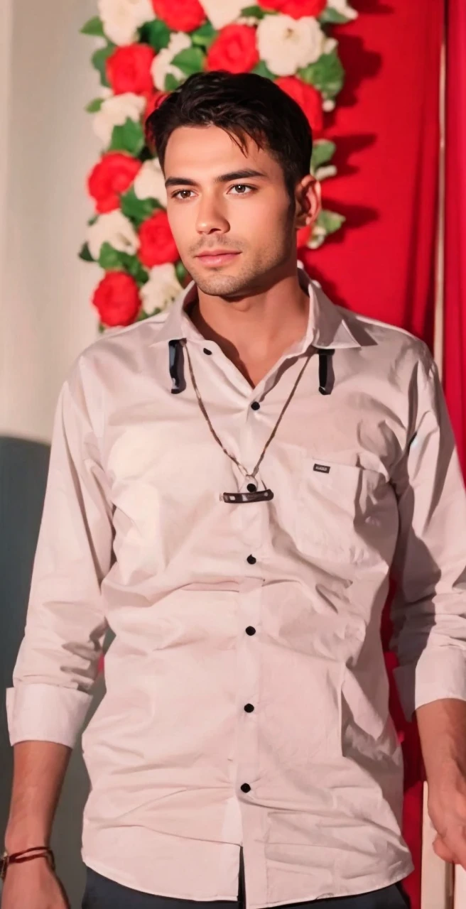Put white shirt