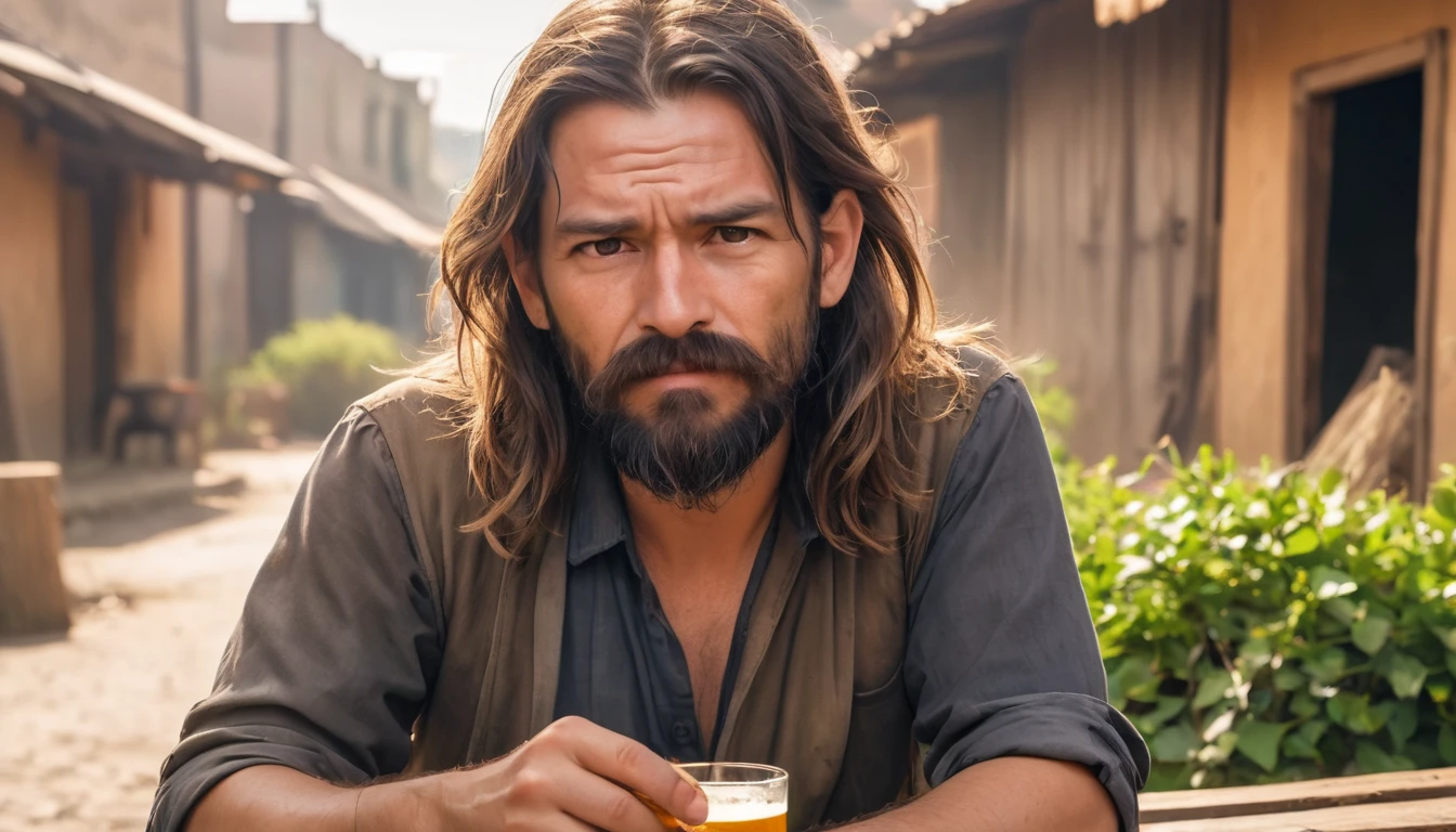 Images for Blogs in 16:9 Landscape

Image image:

#Make it with illustrations.

Unemployed uncle, 34 years old.
Long hair and beard
Sloppy
Simple background
Nomad
Lazy in the daytime drinking
A little ugly
Something pisses me off.
Bad person