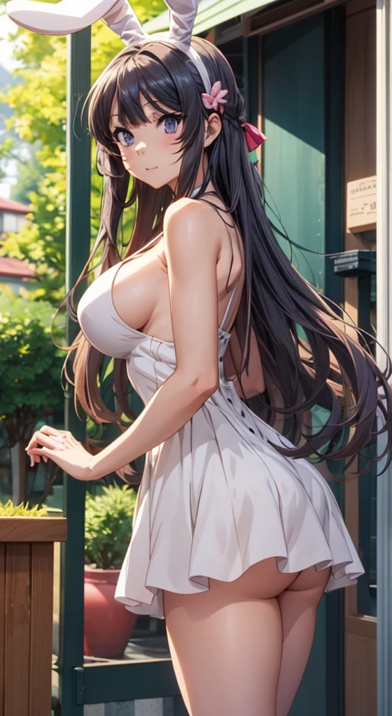 NUDE mai sakurajima cute pose, nude ,seductive anime girl, big anime girl wearing bunny ears attractive anime girl, cute anime waifu in a nice dress, (anime girl), anime best girl, an anime girl, , anime girl, anime waifu, smooth anime cg art, pretty anime girl