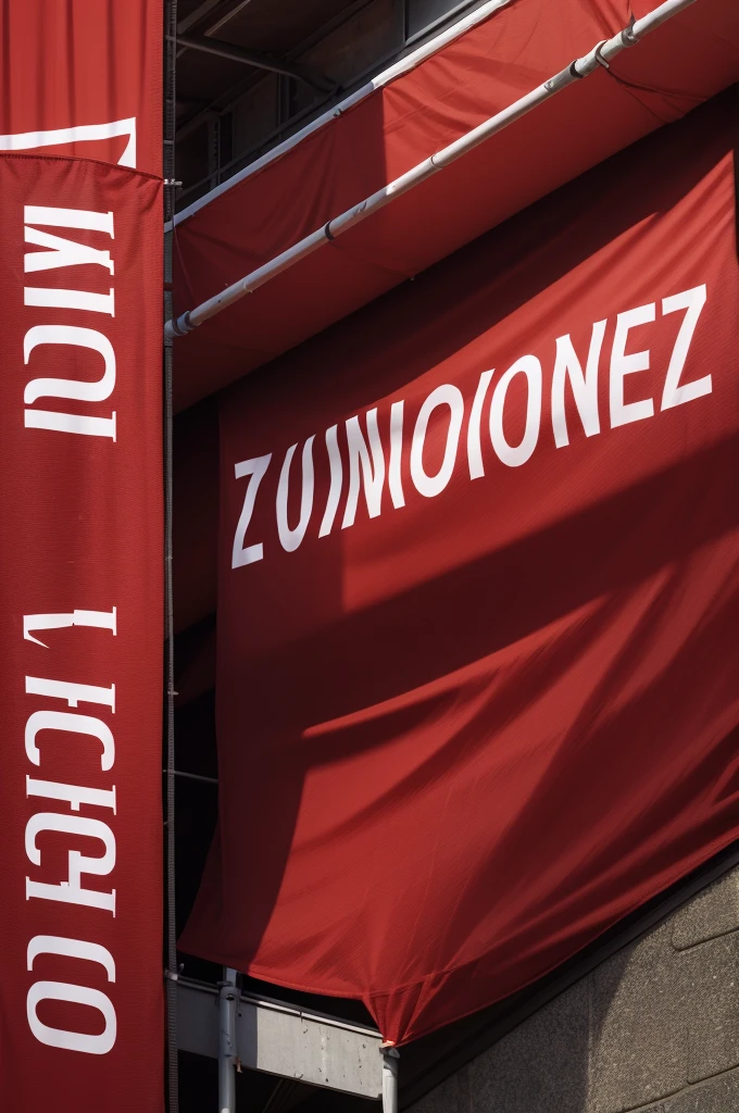 Banner with the name RED ZONE in red