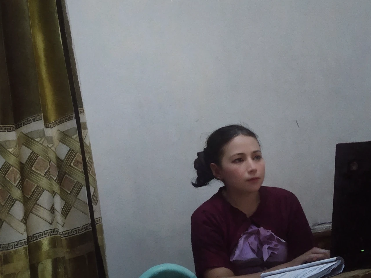 " 2woman, 3, Indonesian , Lesbian Scene, Tank Top, big , full body, Curvy body, sharing Passionate hug and eating pussy