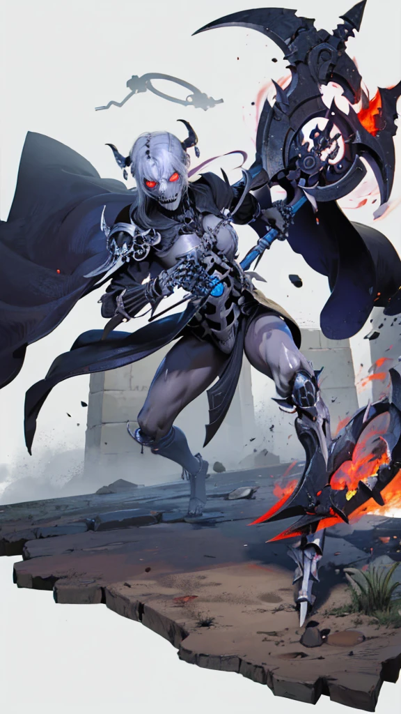 absurdres,(solo:1.6),1boy,full body,sitting, 
gradient_background, burning,breathing fire, explosion,fiery tail, blue fire,
helmet,cape,coat,flaming weapon,holding_weapon,sword,
<lora:K-SUWABE-STYLE:1>,