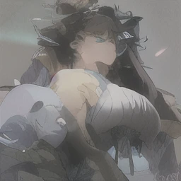 un gros plan d'une femme aux cheveux blancs et un masque blanc, belle peinture de personnage, guweiz, oeuvre d'art dans le style de guweiz, divinité aux cheveux blancs, par Yang J., art de personnage épique et exquis, art de personnage époustouflant, par Fan Qi, par Wuzhun Shifan, guweiz sur pixiv artstation