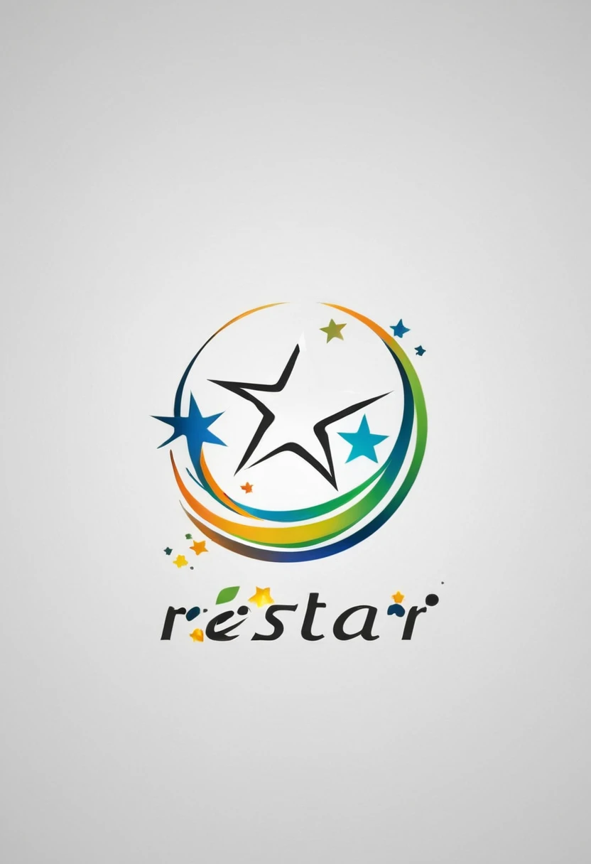 I am considering creating a company logo for "Re.StaR". For the logo design, I would like to convey the image of launching future stars and capturing the moment when people achieve their dreams.