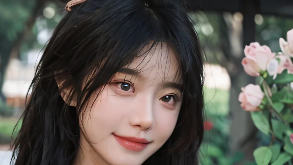 best quality， Ultra-high resolution， （Realistically：1.4），Cute hairpin，Baoyu girl，European style apartment，（flat chest：1.2） ，A pair of clear and charming peach blossom eyes,Royal sisters，Sunshine on the face，Big wavy hairstyle，（necklace：1.2），（White skin：1.4），Sense of atmosphere，A beautiful girl， Smile，Look directly at the audience， Cleavage close-up ，(lifelike:1.4),1 girl,Sexy,(Upper Body:1.4),(wet),(:1.2)