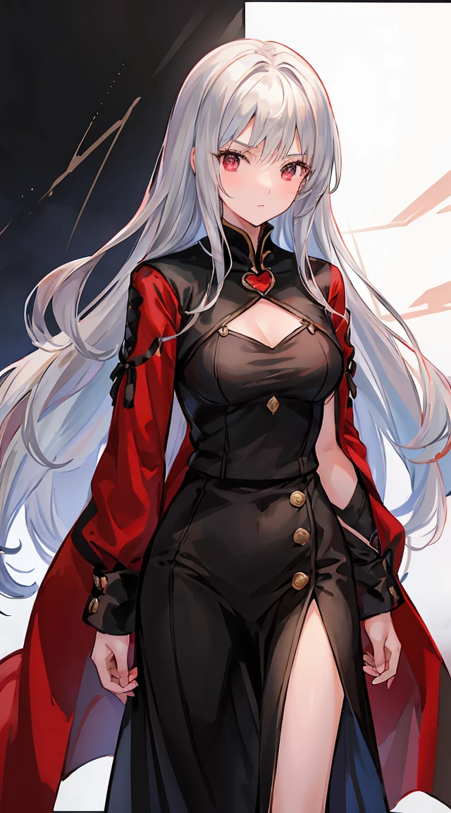 ・Height 175cm ・Cherishes her 10 younger sisters ・Medium-length, shiny silver hair ・Red-black eyes ・Queen of Nephrite ・Can read and write 10 languages、Able to converse in 15 languages, intelligent, sickly from birth, skilled in martial arts and combat but prone to seizures, no interest in himself