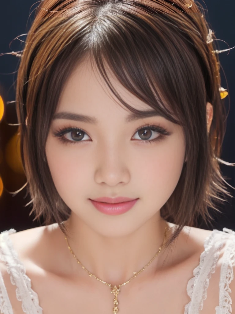 (Sexual climax:2.0),(ecstasy:2.0),short hair,Part-time job at a bar,((Wearing laced negurije:2.0)),-old,(1 ra cute Japan girl:1.5),(Detailed face,ultra detailed eyes, incredible Beautiful eyes,symmetry dropped eyes:2.0),(Natural Makeup,burst of laughter:2.0)best quality, 4k, 8k, highres, masterpiece, ultra-detailed, realistic, photorealistic, photo-realistic, HDR, UHD, studio lighting, ultra-fine painting, sharp focus, physically-based rendering, extreme detail description, professional, vivid colors, bokeh