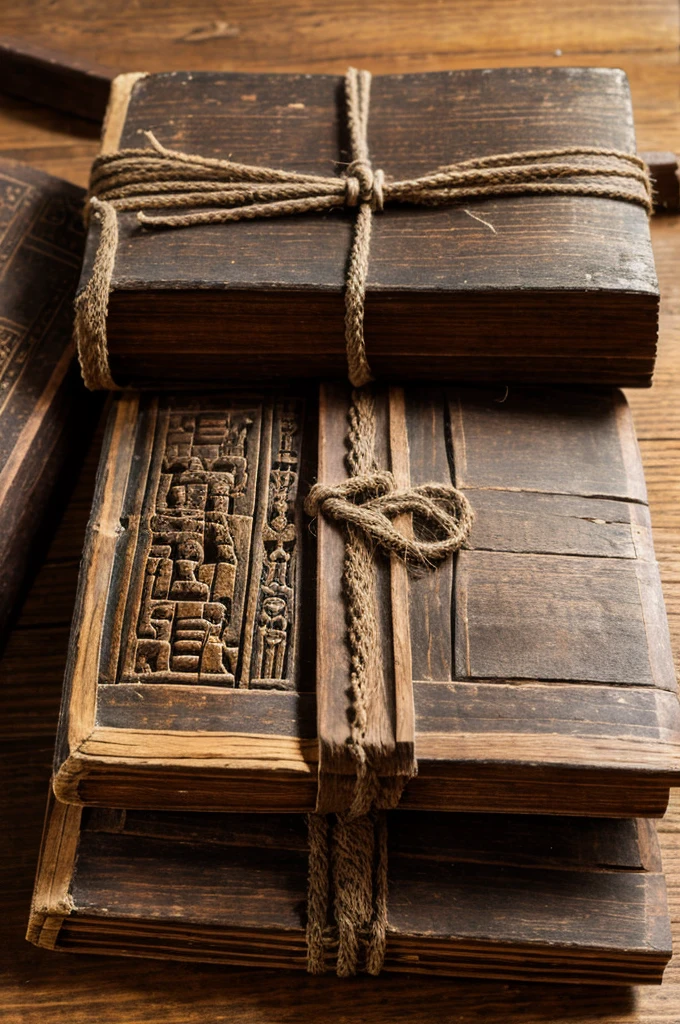 An ancient book on wooden rehal