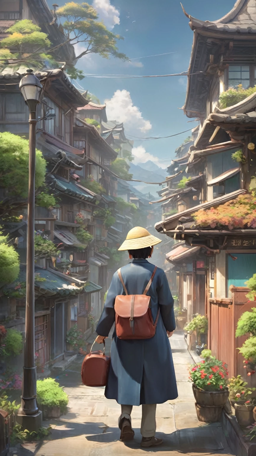 Work Scene、Highest quality、3DCG illustration、Digital Art、Fantasy、Ghibli style