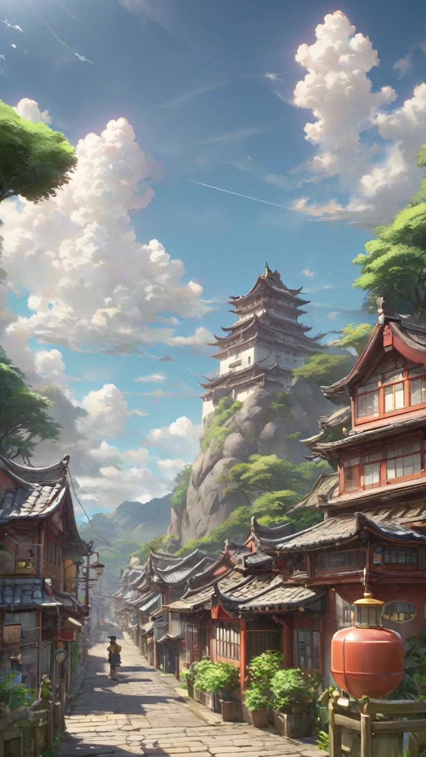 Work Scene、Highest quality、3DCG illustration、Digital Art、Fantasy、Ghibli style