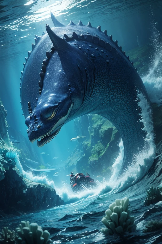 A leviathan at the bottom of the sea