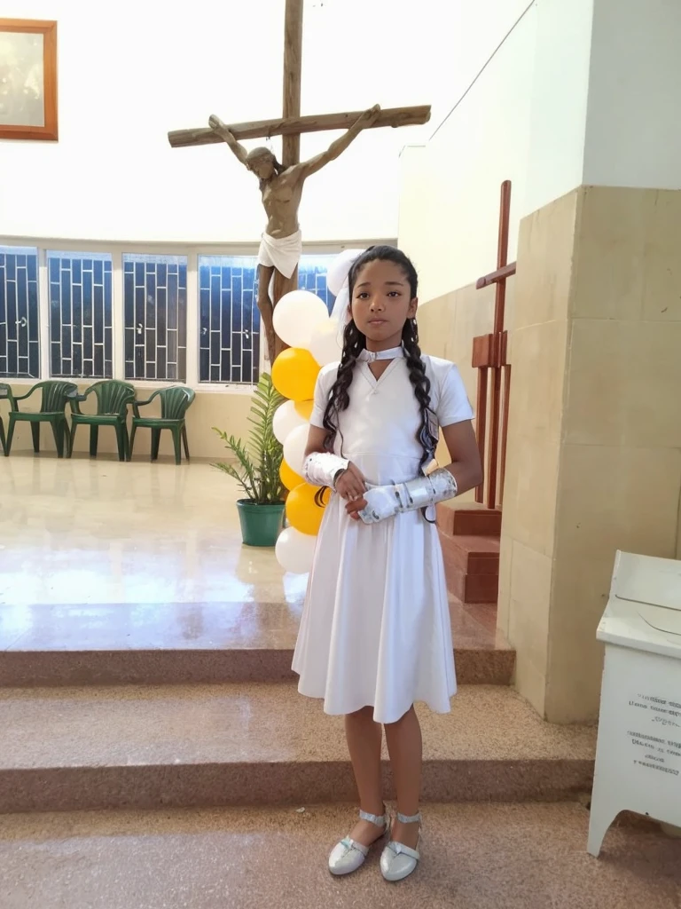 first Communion, anime style, warrior, armor