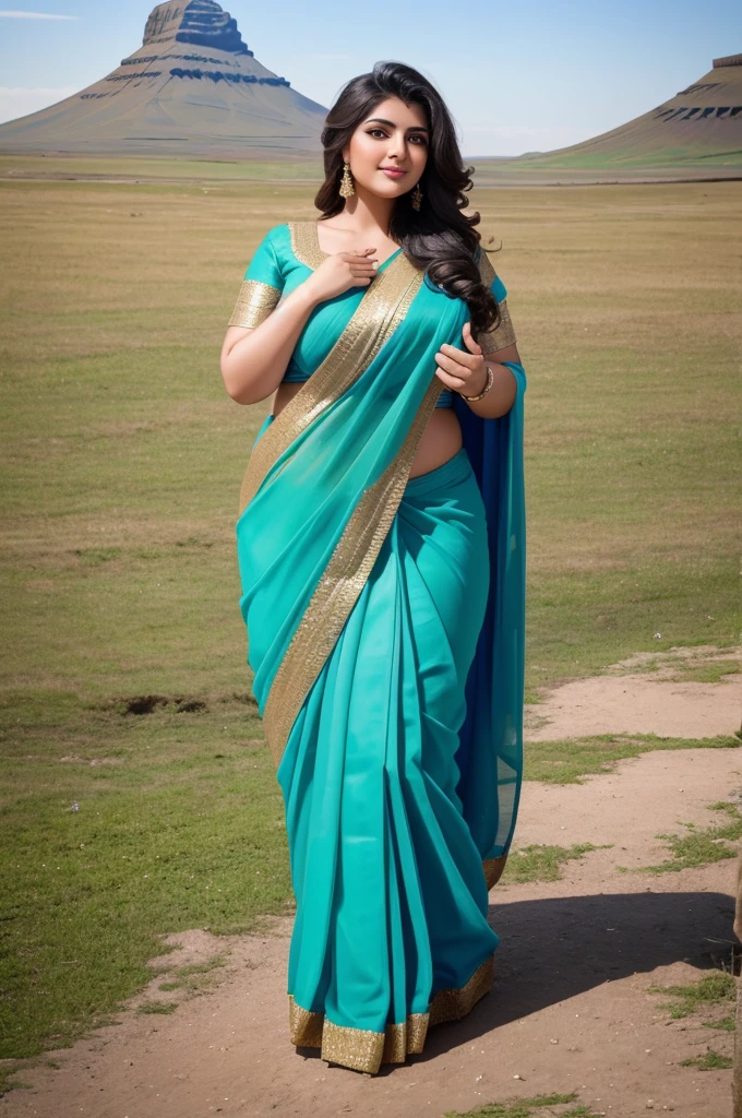 1 Heavenly beautiful and goddess beauty cute and sweet looking face Arabian woman in front of Kirkjufell hill, Heavenly beautiful Overweight, Heavenly beautiful Extremely fat, Heavenly beautiful and attractive Chubby figure , Heavenly beautiful looking and eye catching luxury style saree , reaching out, Heavenly beautiful Arabian woman, 16k, High resolution, masterpiece, highest quality, fine skin, close up figure view, Realistic Photograph