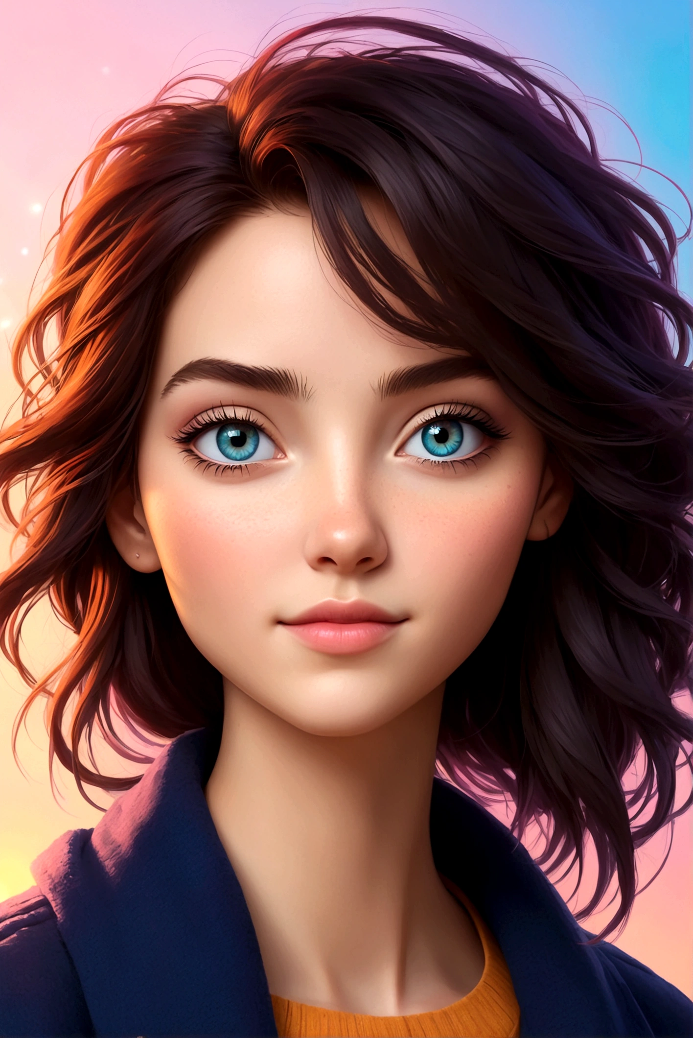 I would like to create an animated profile photo that is based on the subtle theme and is eye-friendly.
