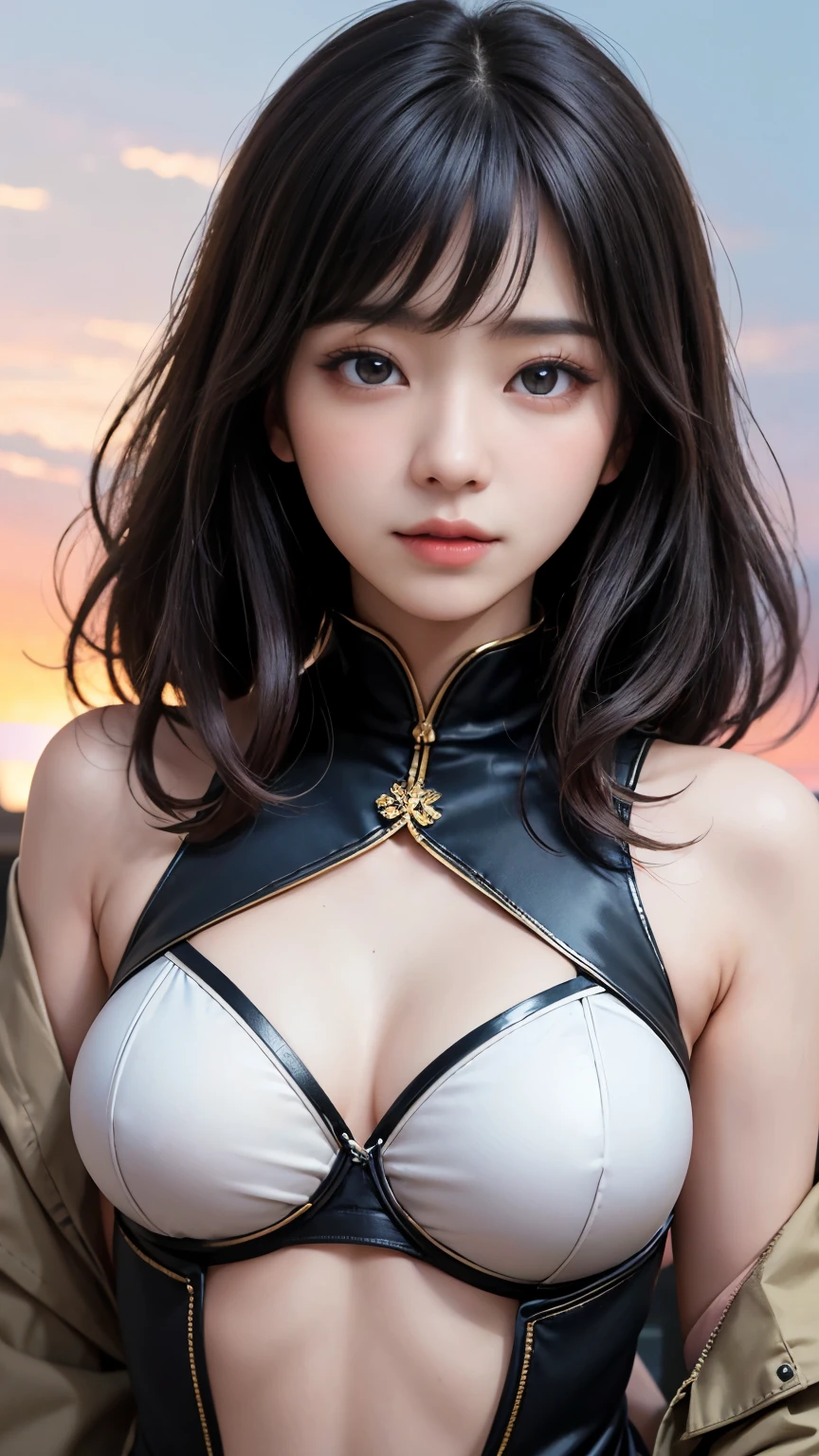 (最高qualityのディテール)、Realistic、8K Ultra HD、High resolution、(One Girl:1.2),(Fatal Beauty,Attractive beauty) ,(A supple and powerful physique),(Sensual charm),(Mysterious charm:1.1),(Captivating silhouette),The 超detailedな、高qualityのテクスチャ、Intricate details、detailed、非常にdetailedなCG、高qualityの影、detailed 美しく繊細な顔、detailed 美しく繊細な目、Written boundary depth、Ray Tracing、20th generation、Cute K-Pop Girls、(The Face of Ulzan in Korea)、Thin face、(Urzan-6500-v1.1:0.6)、PurerosFace_v1、Glowing Eyes、Perfect body、 Viewer Display、(最高qualityのディテール:1.2)、Realistic、8K Ultra HD、High resolution、Close-up of a woman， realistic girl rendering, 8k artistic german bokeh, Enchanting girl, Real Girls, Gurwitz, Gurwitz-style artwork, Girl Roleplay, Realistic 3D style, cgstation Popular Topics,, 8K Portrait Rendering,（truth，truth：1.4），(Sparkling eyes girl:1.2)、The 超detailedな、高qualityのテクスチャ、Intricate details、detailed、非常にdetailedなCG、高qualityの影、detailed 美しく繊細な顔、detailed 美しく繊細な目、Written boundary depth、Ray Tracing、20th generation、Cute K-Pop Girls、(The Face of Ulzan in Korea)、Thin face、(Urzan-6500-v1.1:0.6)、cheek、Glossy Lips、、High resolution, Best image quality, 最高quality, Realistic, 超detailedな, Photo realistic, 4K 8K Ultra HD Full Color RAW Photos, Fujifilm(Medium format), Hasselblad, Carl Zeiss, Incredible dynamic range photography(utility_art：Smooth-768:1.1),High resolution, High pixel count, 明確なdetailed, Clear images, Natural color reproduction, Noise Reduction, High fidelity, quality, Software Improvements, Upscaling, Optimized Algorithms, Professional-level retouching,

1. Oversized coat:

The coat is、Choose an oversized design that covers from shoulders to knees.。Color is classic navy or black、or warm khaki or beige, hang on.、Choose colors that match the season。
2. Knitted sweater or turtleneck:

To protect yourself from the cold、Knitted sweater or turtleneckを選択してください。Match the texture and color of the knit to the coat.。
3. Wide leg pants:

For pants, Choose a wide-leg design、Combines ease of movement and style。Denim in dark tones or black trousers will look good.。
4. Knee-high boots:

What is included in an oversized coat、足首からふくらはぎまでカバーするKnee-high bootsとの組み合わせ。Boots are black or dark brown and chic.、Gives a stylish impression。
5. accessories:

シンプルなゴールドまたはシルバーのaccessoriesを選択してください、Add elegance to your outfit。for example、Long necklaces and large earrings are recommended.。
6. Handbags:

Handbags、Choose a color that matches the tone of your outfit.。Shoulder bags and tote bags are convenient and stylish。
7. Compensateと髪型:

Compensate, Choose natural colors that flatter your skin。Wavy Hair、By creating loose curls、Appeal to softness。