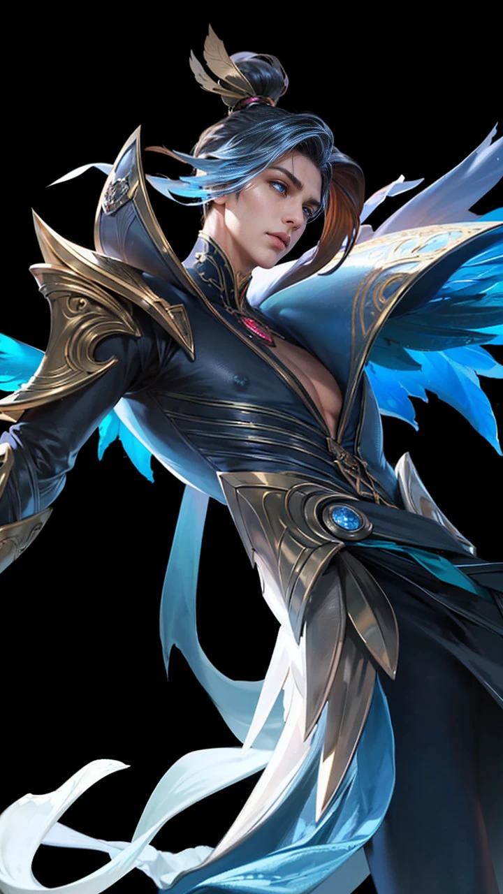 Best quality, masterpiece, detailed skin texture, detailed clothes texture, detailed face, super detail, 8k, intricate detail, 1 boy, The color doesn't change, Muscle guy, 1 guy, ((perfect eyes)) best quality, (semirealism:1.9), beautiful lighting, (extremely detailed CG unity 4k fhd wallpaper), High Detail, Sharp focus, dramatic outdoors, ultra HDR