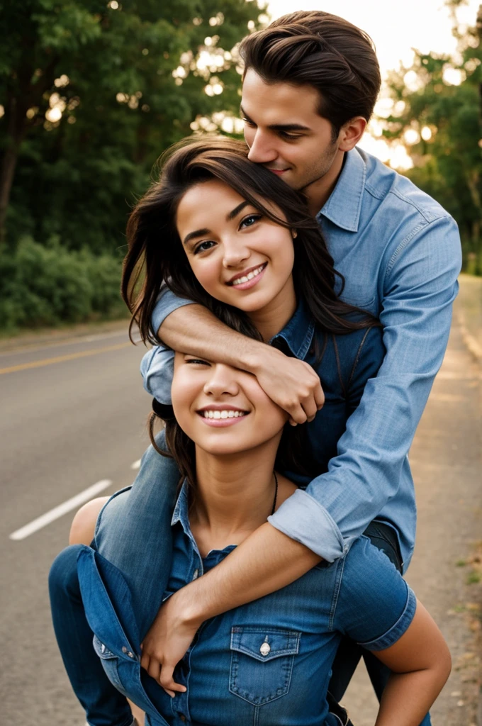 Carrying her on over my shoulder, Romantic