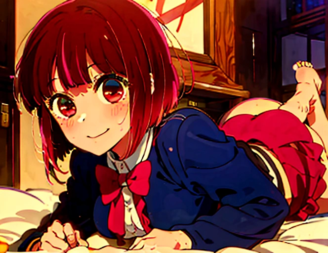 masterpiece、Very detailed、(1 Girl:1.2)、Redhead、Big eyes、(((close)))、smile、short hair、(((Anime Style)))、(((2D)))、Red eyes、Open your mouth、8K、Big Breasts, Nipples, blush, I breathe, Sweat, Take off, Breaking heterosexuality, (Heterosexual couples),(Sex:1.5),(vagina),Spread your legs,liar,behind,penis,Cum in pussy, (Focus on the girl), Browsing Caution,Big Belly、Pregnant belly