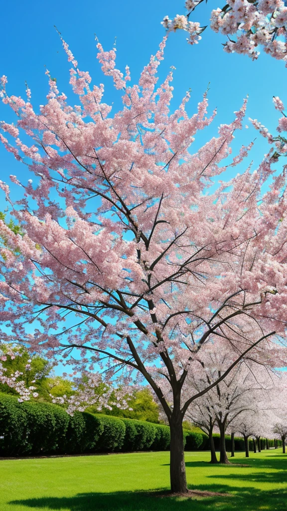 dogwood trees in bloom.
