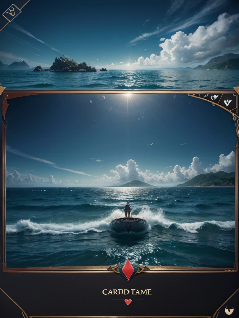 ((a cardgame frame)) (sea theme))