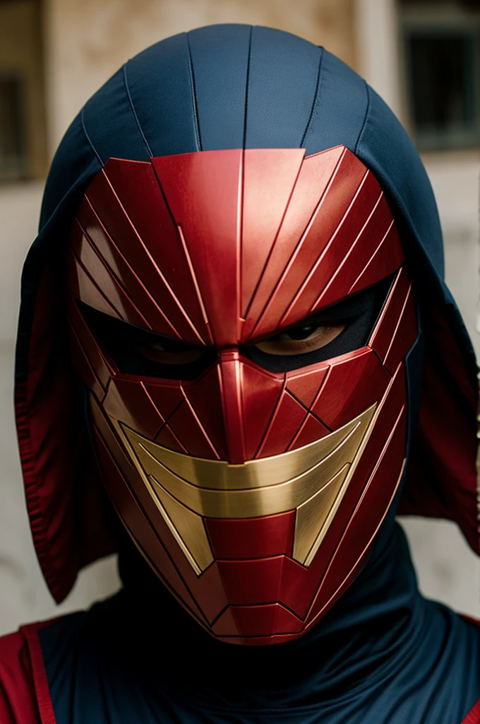 ((best quality)), ((masterpiece)), (detailed), 1 man. superhero mask. full body