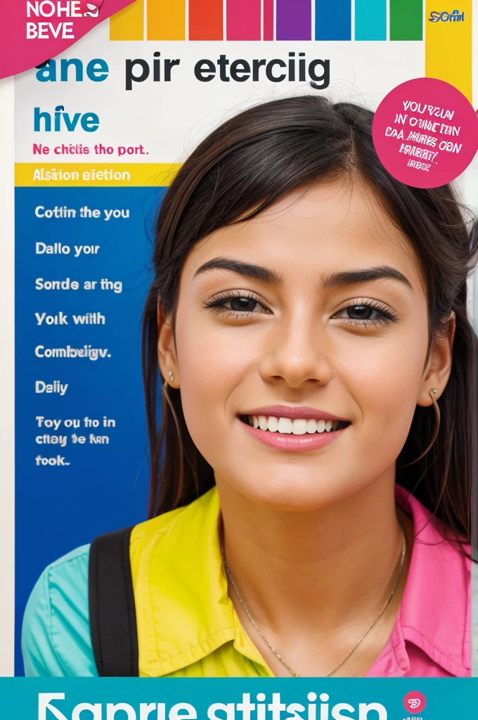 Vibrant poster for use of maths in our daily life in english 