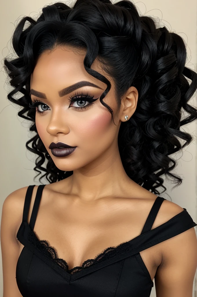 Bratz curly black makeup artist
