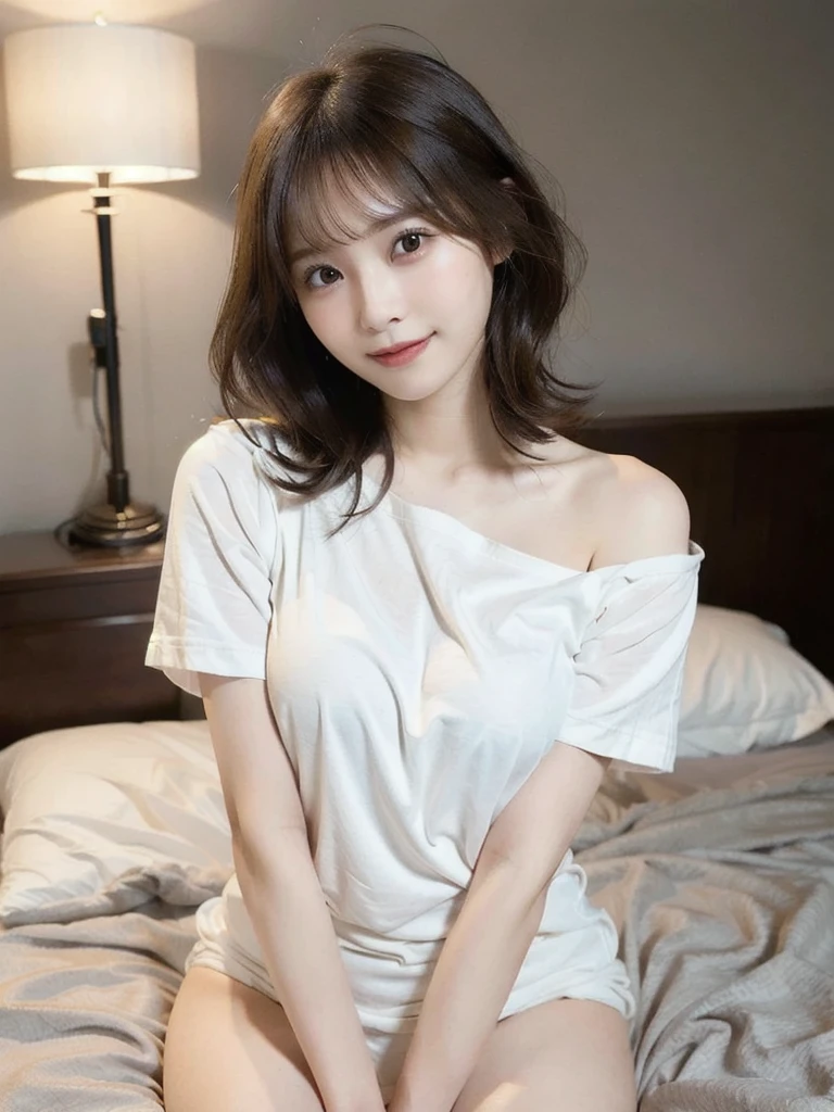 best quality, face focus, soft light, (depth of field) ,ultra high res, (photorealistic:1.4), RAW photo, (moody lighting, night:1.2), bedroom,
(upper thigh:1.4)
1japanese girl, solo, cute, kawaii, (shy, smile:1.1), (brown eyes), natural face, (short bob hair),
(sit on gray linen chair)
BREAK
mini skirt, (skirt lift:1.3), (from bottom:1.3)