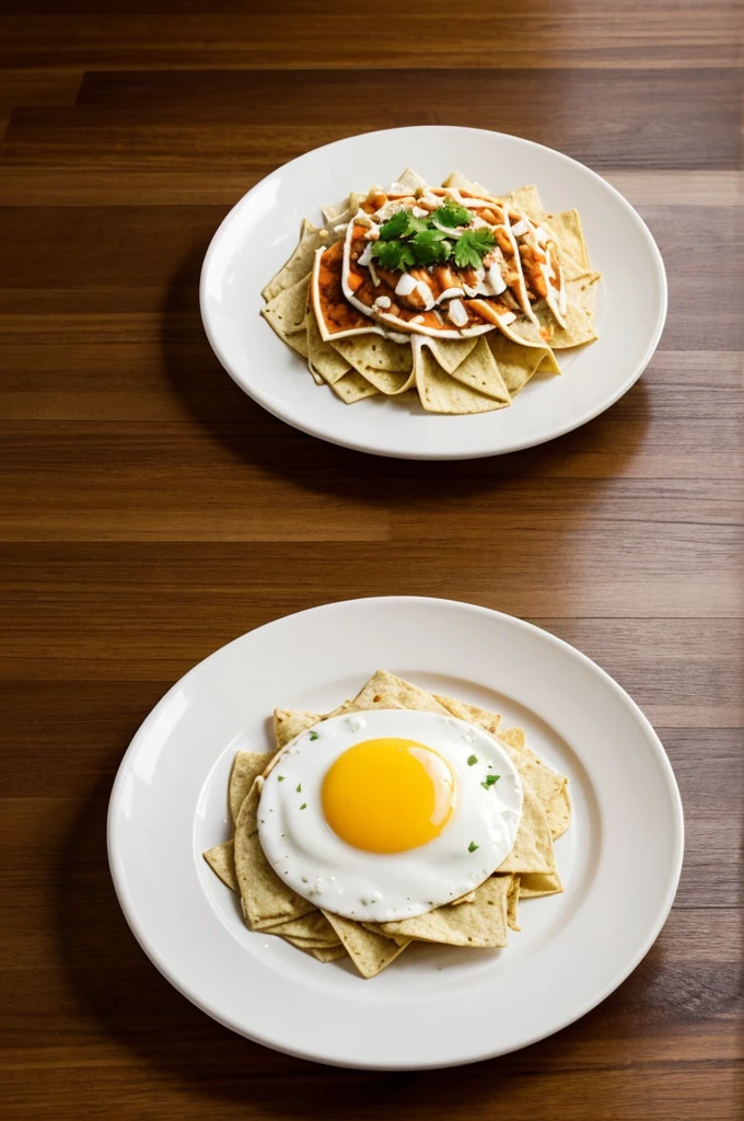 Give me a minimalist logo for my chilaquiles business, I publish myself on social networks and do home service. My business is called"Don Chilaquil" give it to me totally white