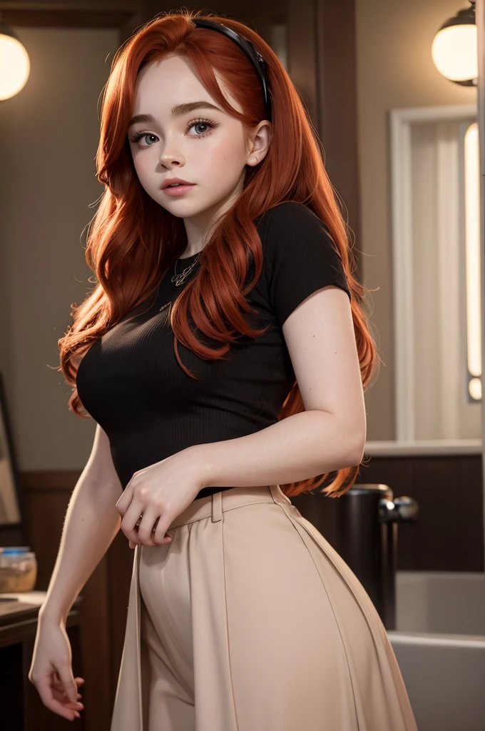Redhead Sabrina Carpenter