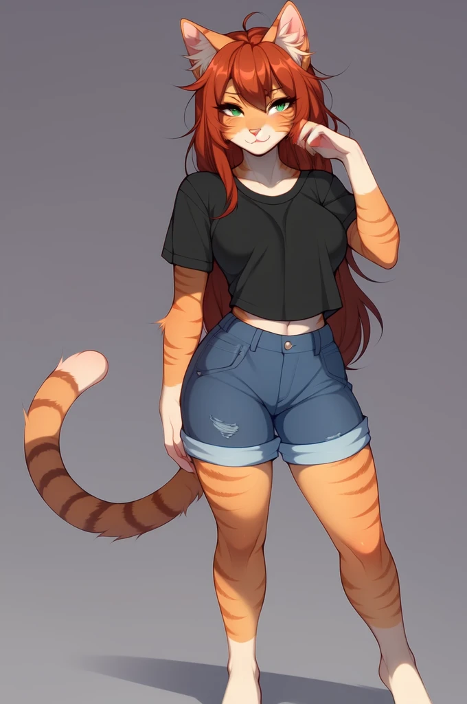 long red hair